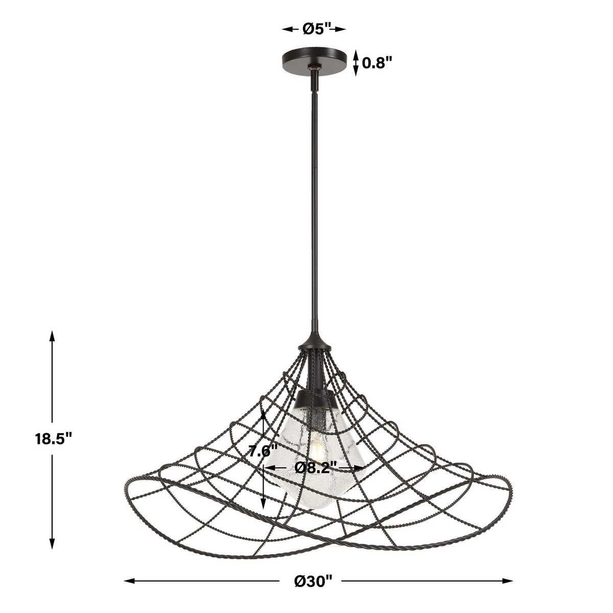 Whirlwind, 1 Lt Indoor-Outdoor Pendant - elegant lighting for any room | Image 10 | InSTYLE Home & Rugs