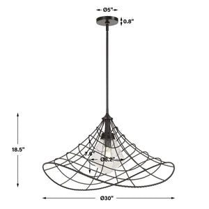 Whirlwind, 1 Lt Indoor-Outdoor Pendant - elegant lighting for any room | Image 10 | InSTYLE Home & Rugs