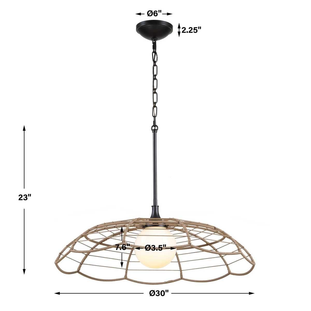 Lakeside, 1 Lt Indoor-Outdoor Pendant - stylish pendant lights for interiors | Image 14 | InSTYLE Home & Rugs