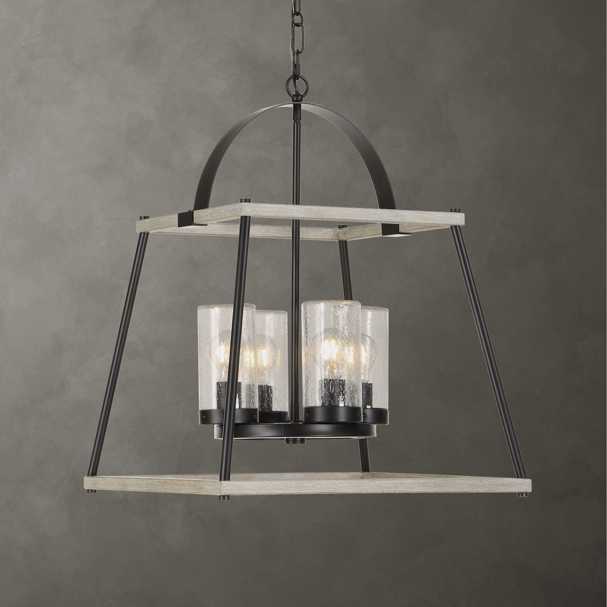 Edgecomb, 4 Lt Indoor-Outdoor Pendant - chic pendant lights for modern homes | Image 1 | InSTYLE Home & Rugs