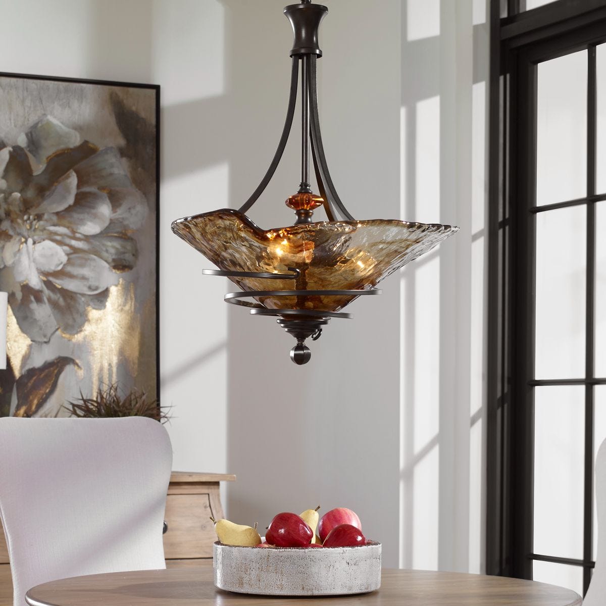 Vitalia, 3 Lt Pendant - from table lamps to chandeliers and floor lamps | Image 3 | InSTYLE Home & Rugs
