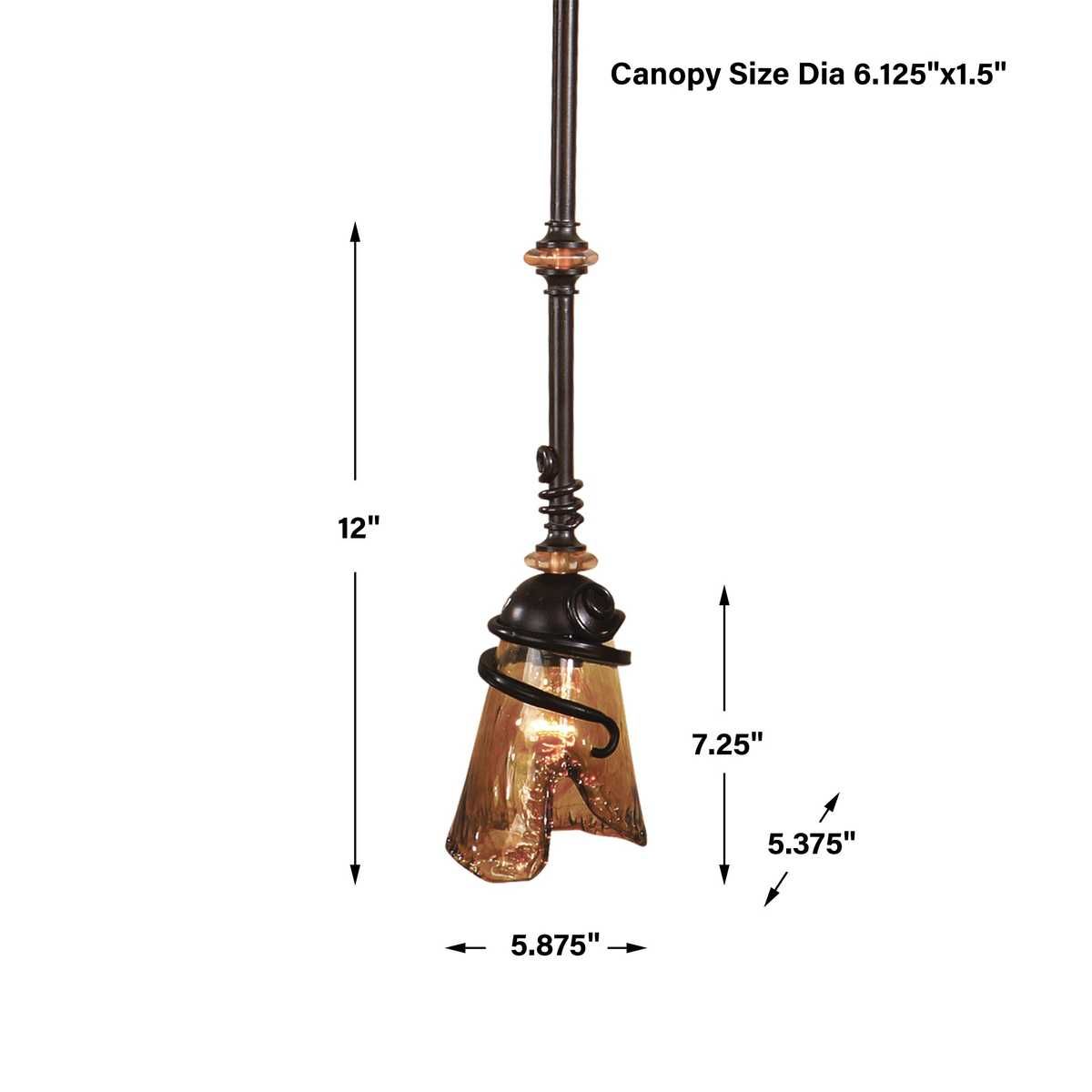 Vitalia, 1 Lt Mini Pendant - wide variety of lighting fixtures for every room | Image 4 | InSTYLE Home & Rugs