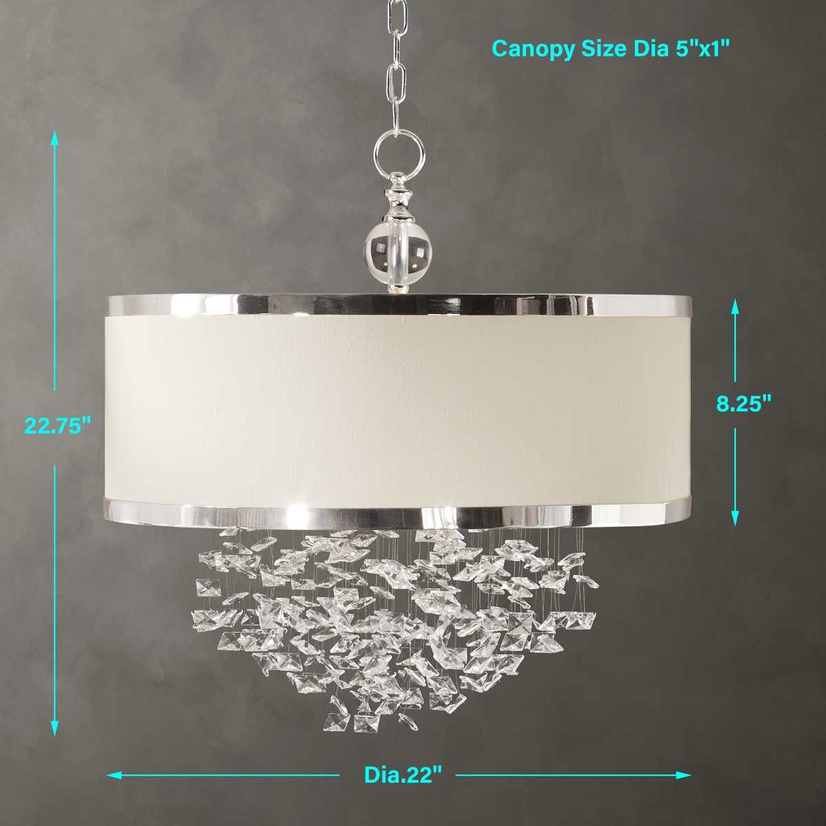 Fascination, 3 Lt Hanging Shade Chandelier - energy-efficient and stylish designs | Image 4 | InSTYLE Home & Rugs
