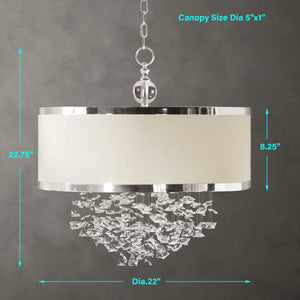 Fascination, 3 Lt Hanging Shade Chandelier - energy-efficient and stylish designs | Image 4 | InSTYLE Home & Rugs