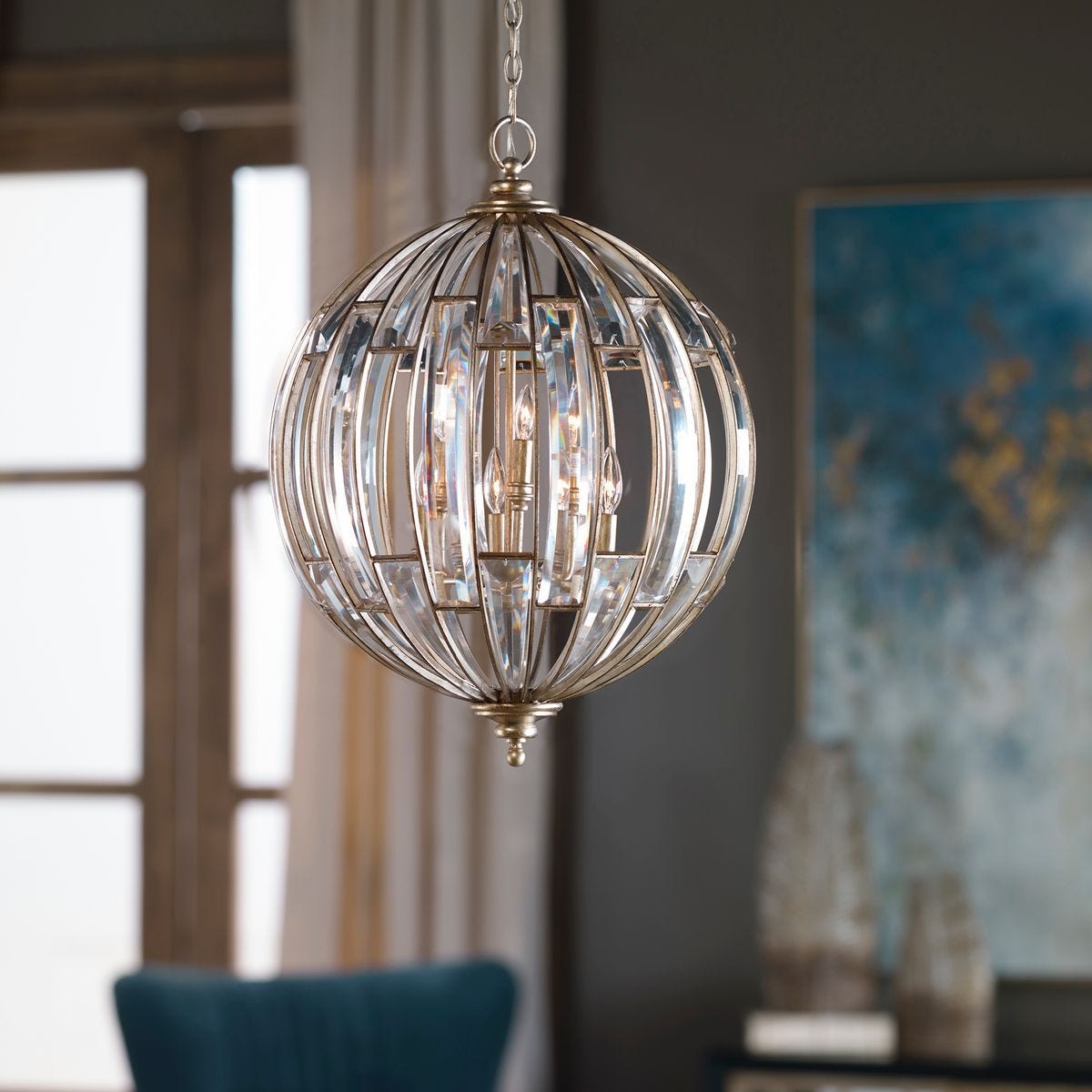 Vicentina, 6 Lt Pendant - energy-efficient and stylish designs | Image 1 | InSTYLE Home & Rugs