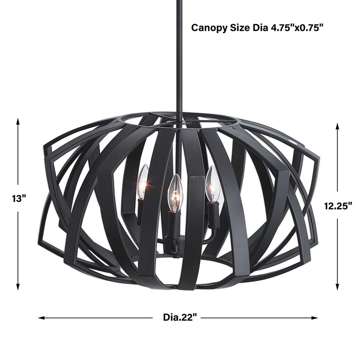 Thales, 3 Lt Pendant - from table lamps to chandeliers and floor lamps | Image 7 | InSTYLE Home & Rugs