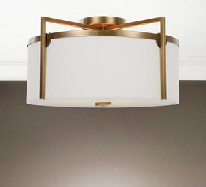 Colfax, 3 Lt Semi Flush - energy-efficient and stylish designs | Image 1 | InSTYLE Home & Rugs
