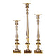 XC-22372G/73G/74G Gold Candle Holder