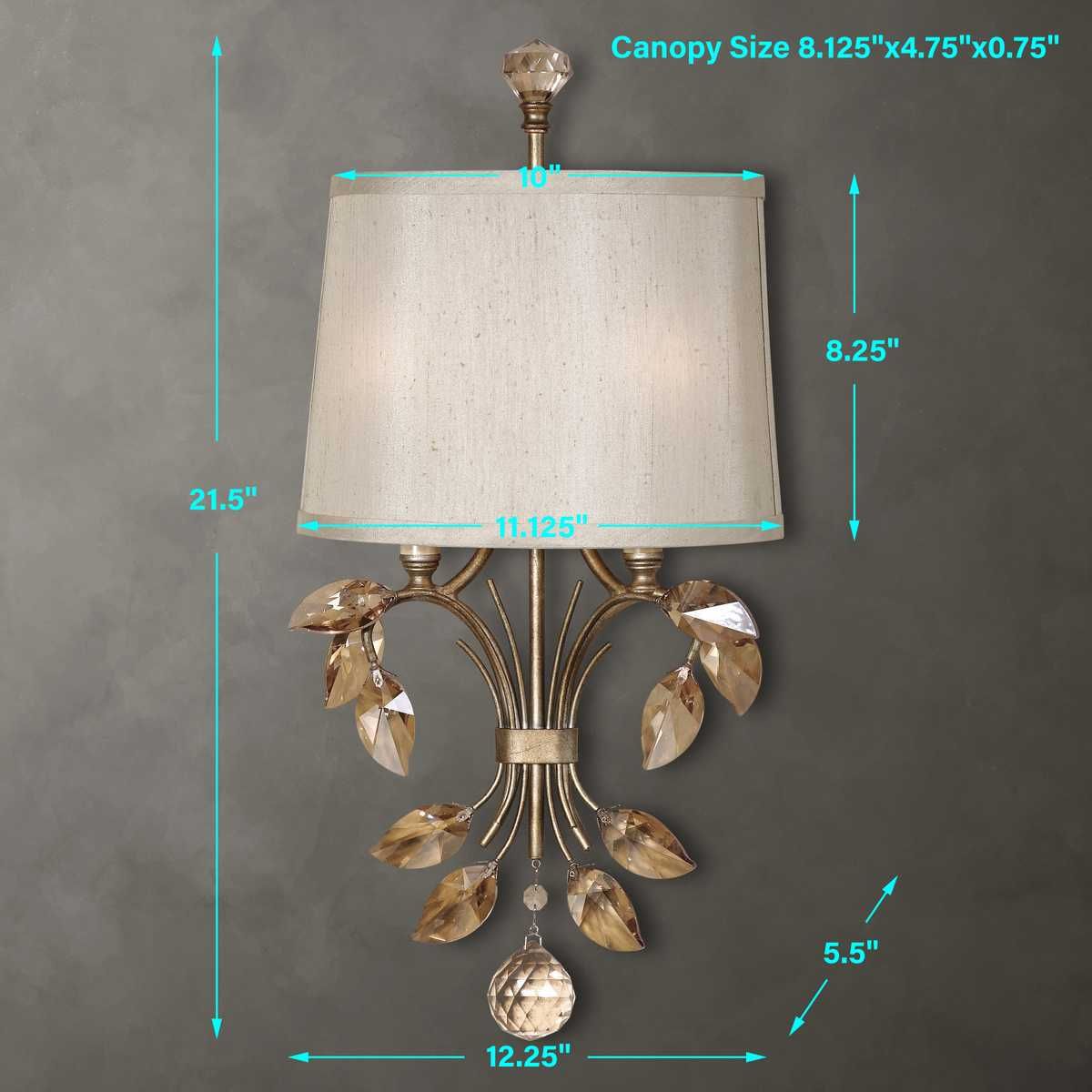 Alenya, 2 Lt Sconce - from table lamps to chandeliers and floor lamps | Image 3 | InSTYLE Home & Rugs