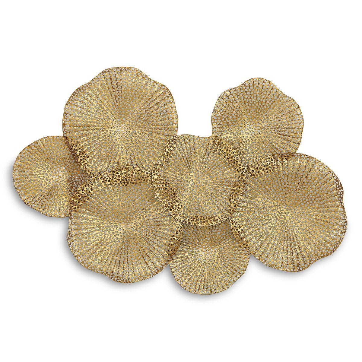 Ripley Metal Wall Decor, Gold - from framed art to mirrors, create a focal point in any room | Image 1 | InSTYLE Home & Rugs