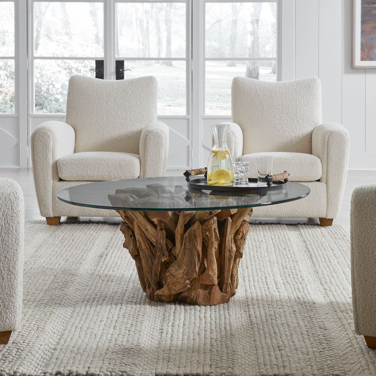 Driftwood Coffee Table, Large, 2 Cartons - stylish tables for living rooms | Image 1 | InSTYLE Home & Rugs