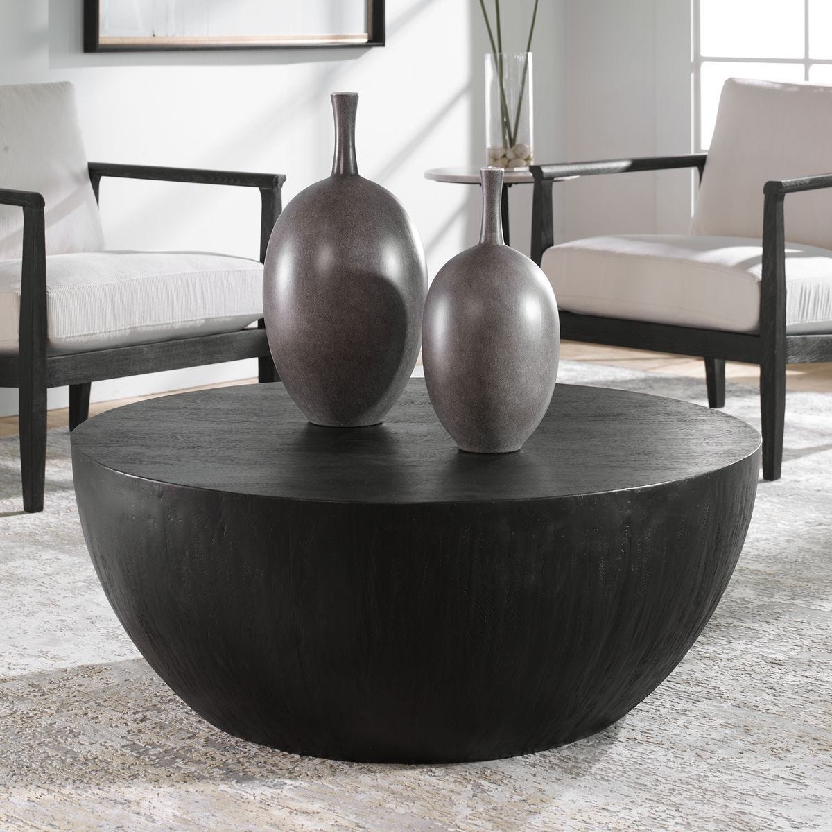 Lark Coffee Table, Ebony - stylish tables for living rooms | Image 3 | InSTYLE Home & Rugs