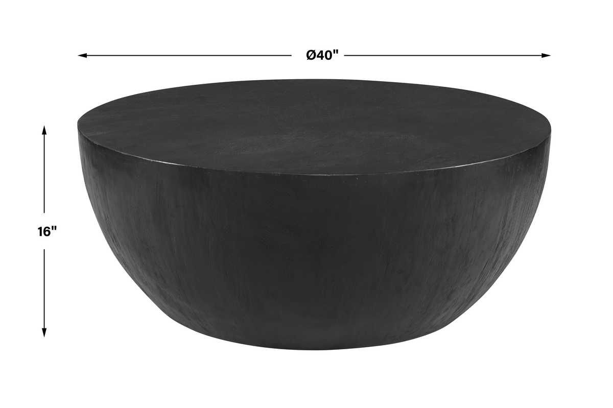 Lark Coffee Table, Ebony - stylish tables for living rooms | Image 5 | InSTYLE Home & Rugs