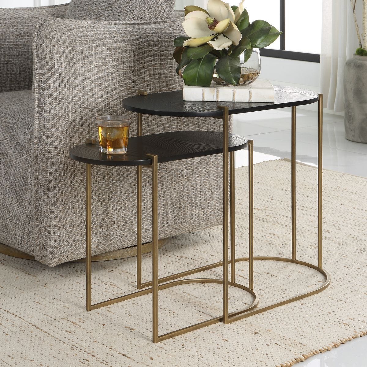 Aztec Nesting Tables, S/2 - functional design with style | Image 1 | InSTYLE Home & Rugs