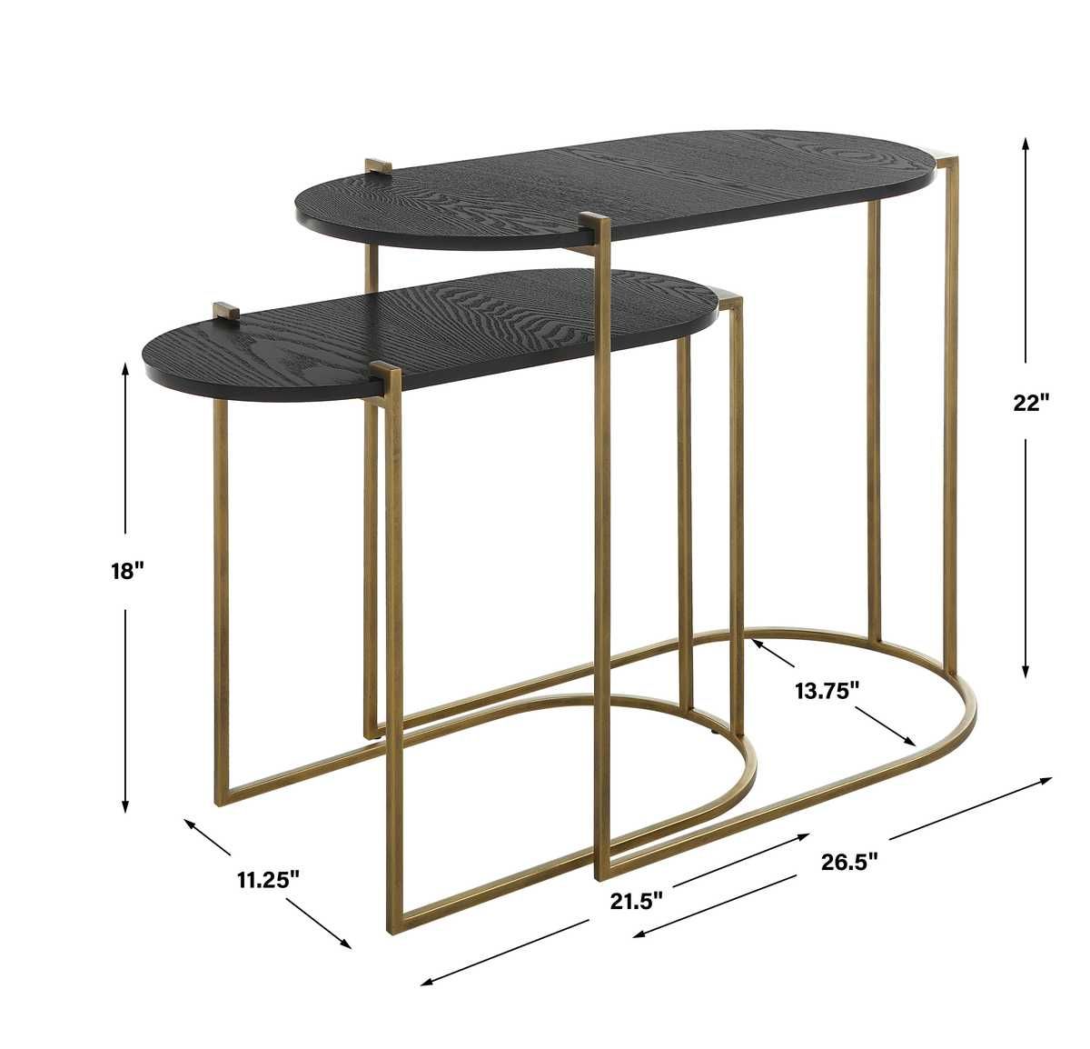Aztec Nesting Tables, S/2 - functional design with style | Image 9 | InSTYLE Home & Rugs