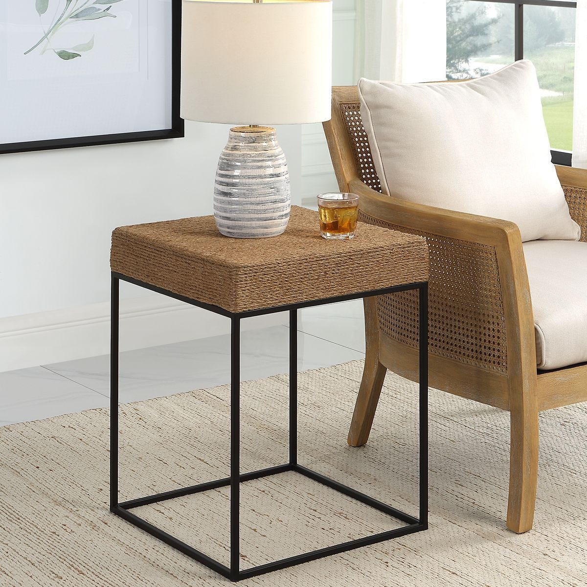 Laramie Accent Table - small accent table with storage for a clutter-free space | Image 1 | InSTYLE Home & Rugs