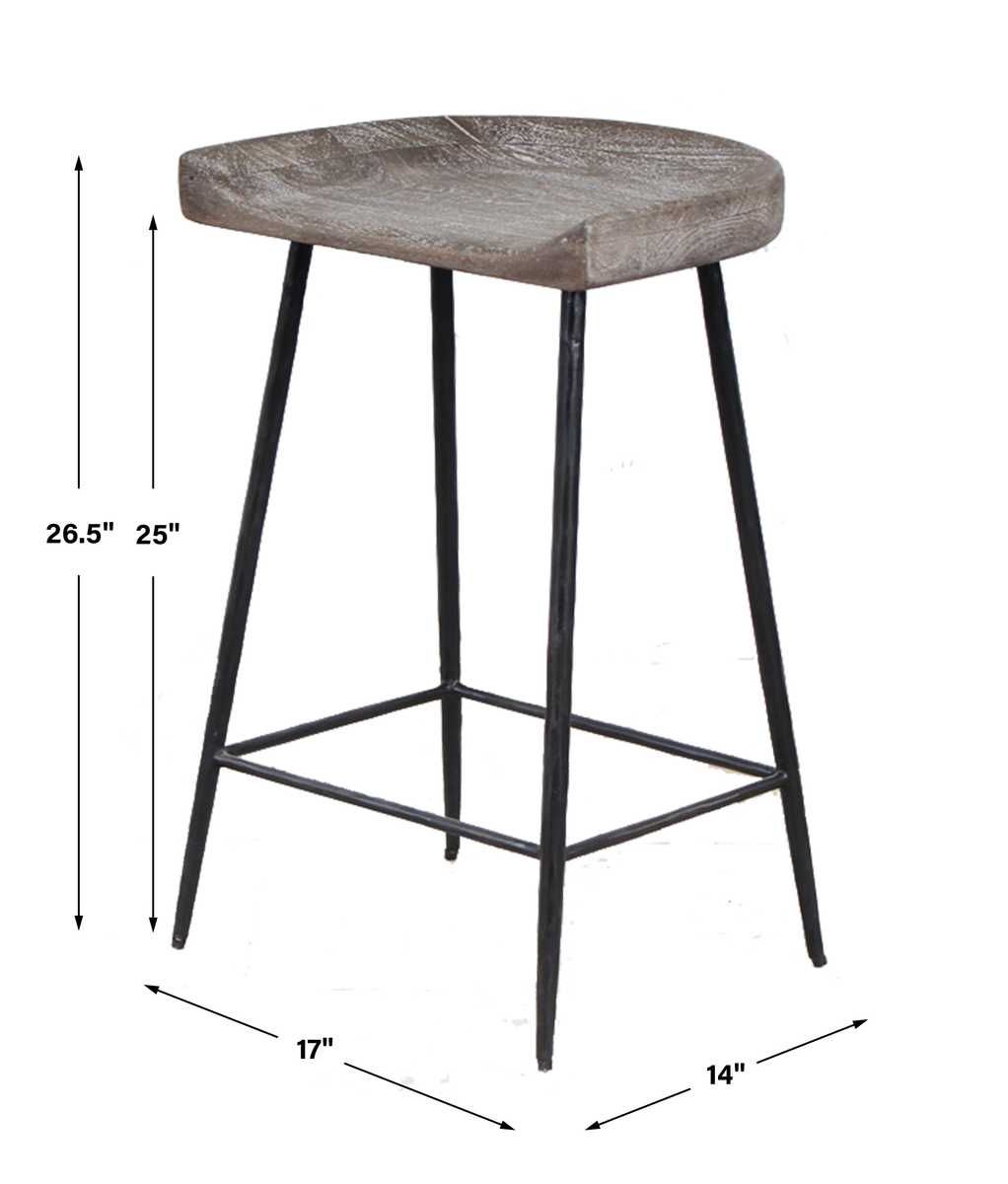Cordova Counter Stool - sleek stools for kitchen bars | Image 3 | InSTYLE Home & Rugs