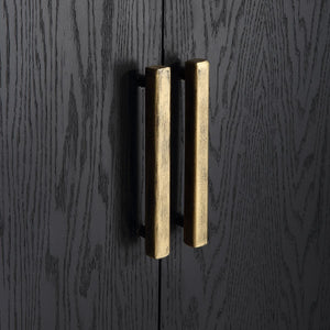 Front Range 2 Door Cabinet, Black - perfect storage for drinks and glassware | Image 6 | InSTYLE Home & Rugs