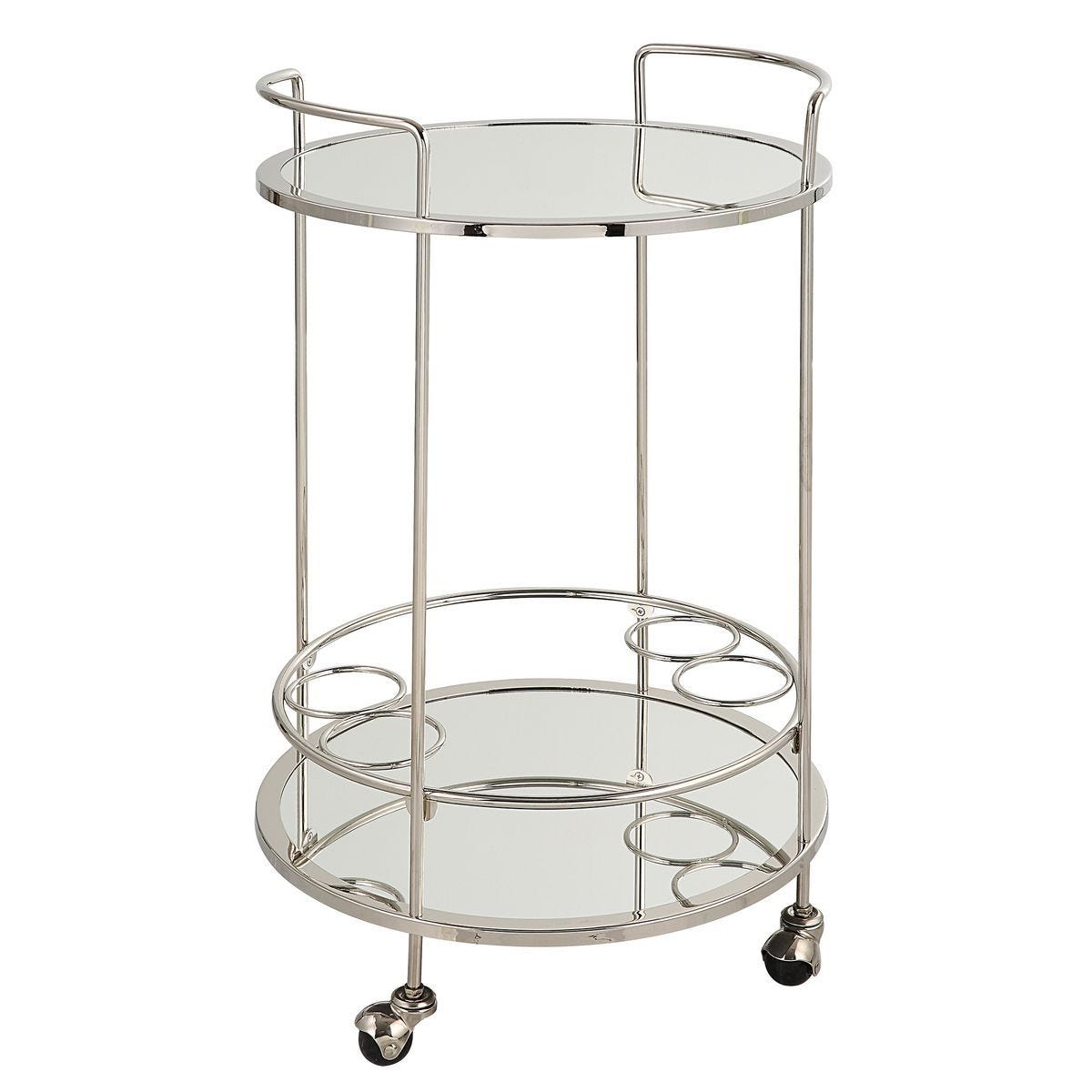 Spritz Bar Cart - compact bar cart for small spaces and home entertainment | Image 3 | InSTYLE Home & Rugs