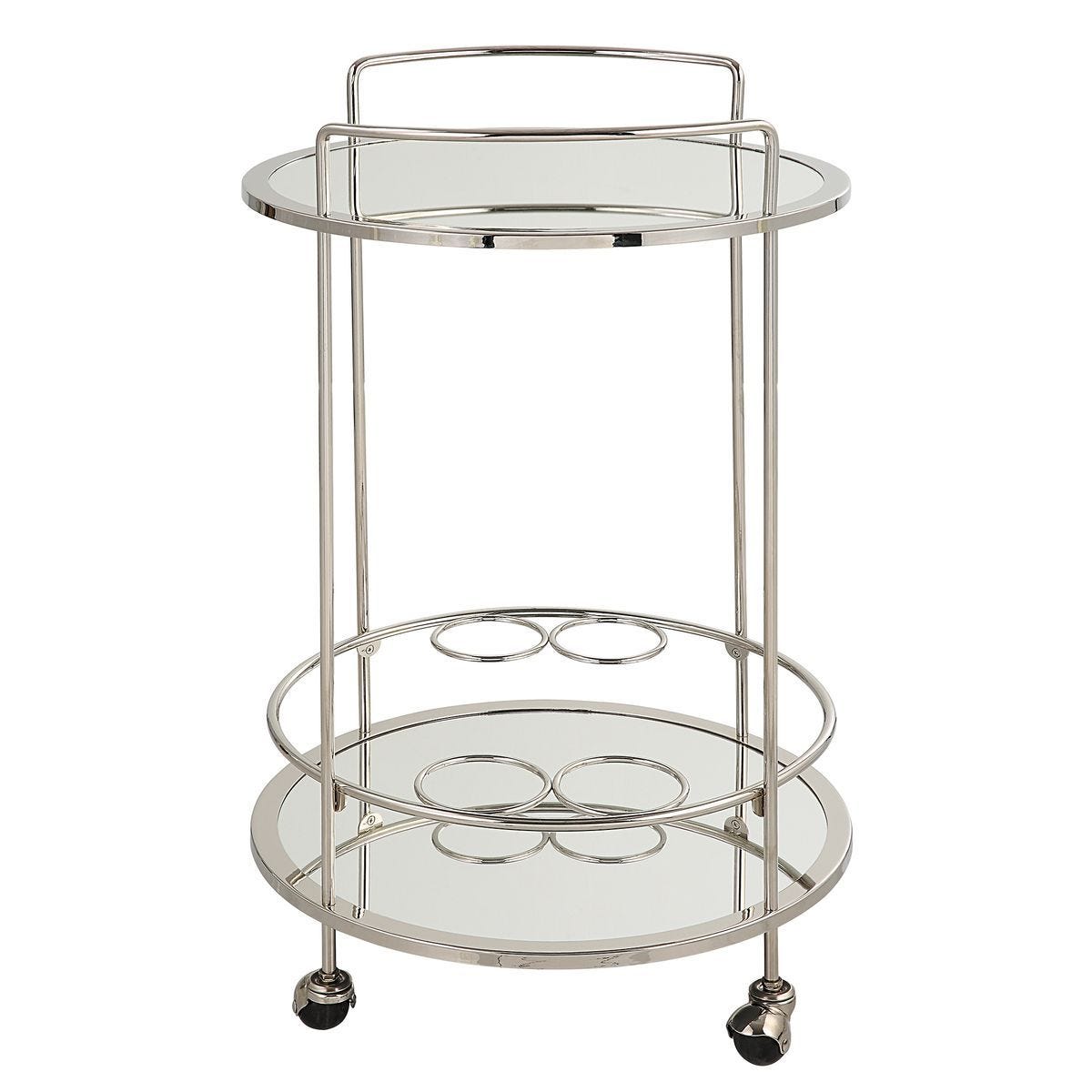 Spritz Bar Cart - compact bar cart for small spaces and home entertainment | Image 4 | InSTYLE Home & Rugs