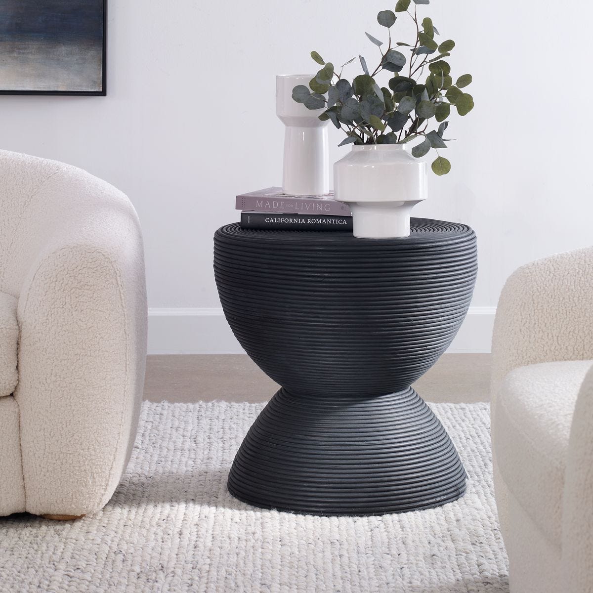 Bongo Side Table, Black - chic and functional side table for your living room | Image 3 | InSTYLE Home & Rugs