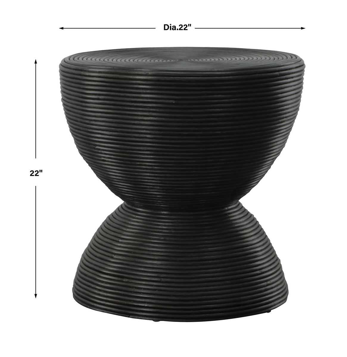 Bongo Side Table, Black - chic and functional side table for your living room | Image 6 | InSTYLE Home & Rugs