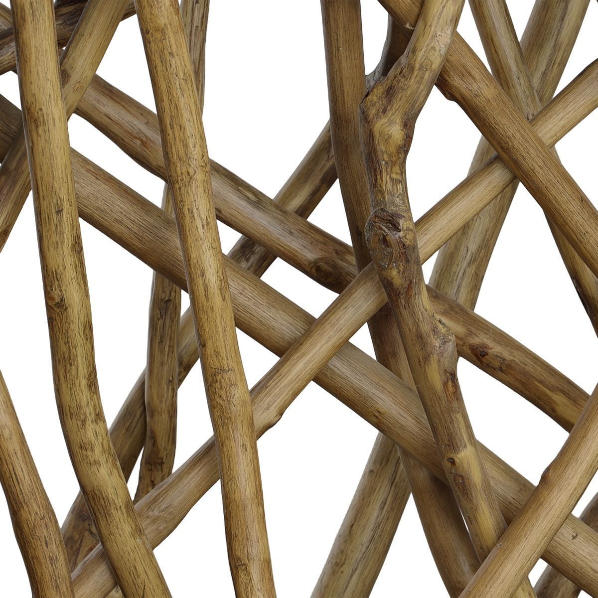 Teak Maze Console Table - compact console for organizing entryway or hallway essentials | Image 5 | InSTYLE Home & Rugs