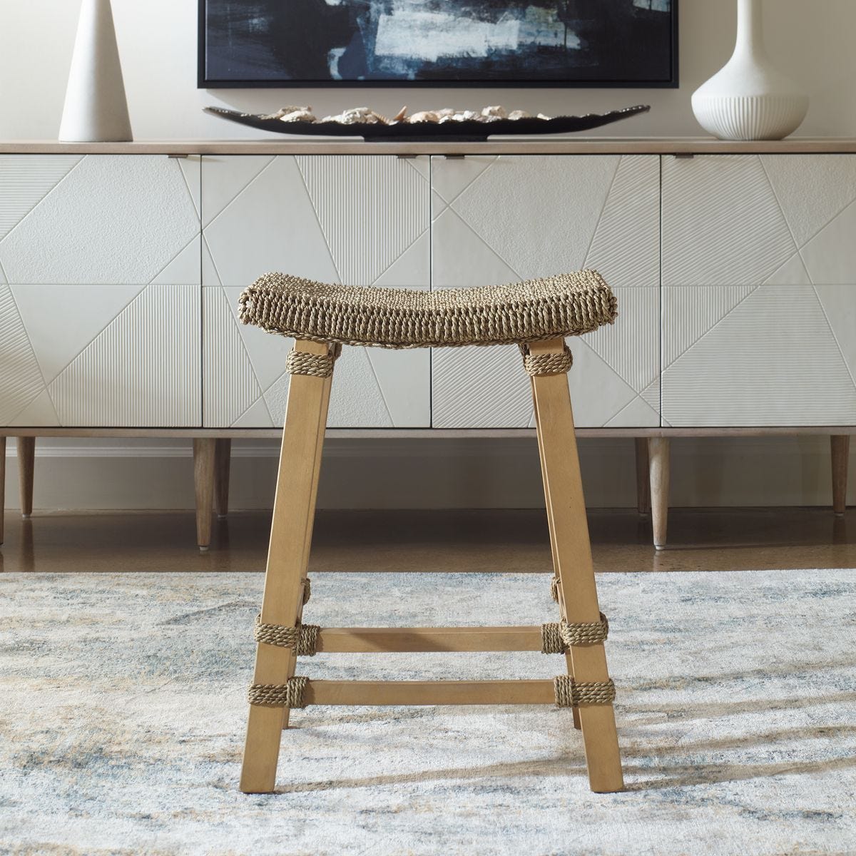 Everglade Counter Stool - ergonomic design for comfort | Image 3 | InSTYLE Home & Rugs