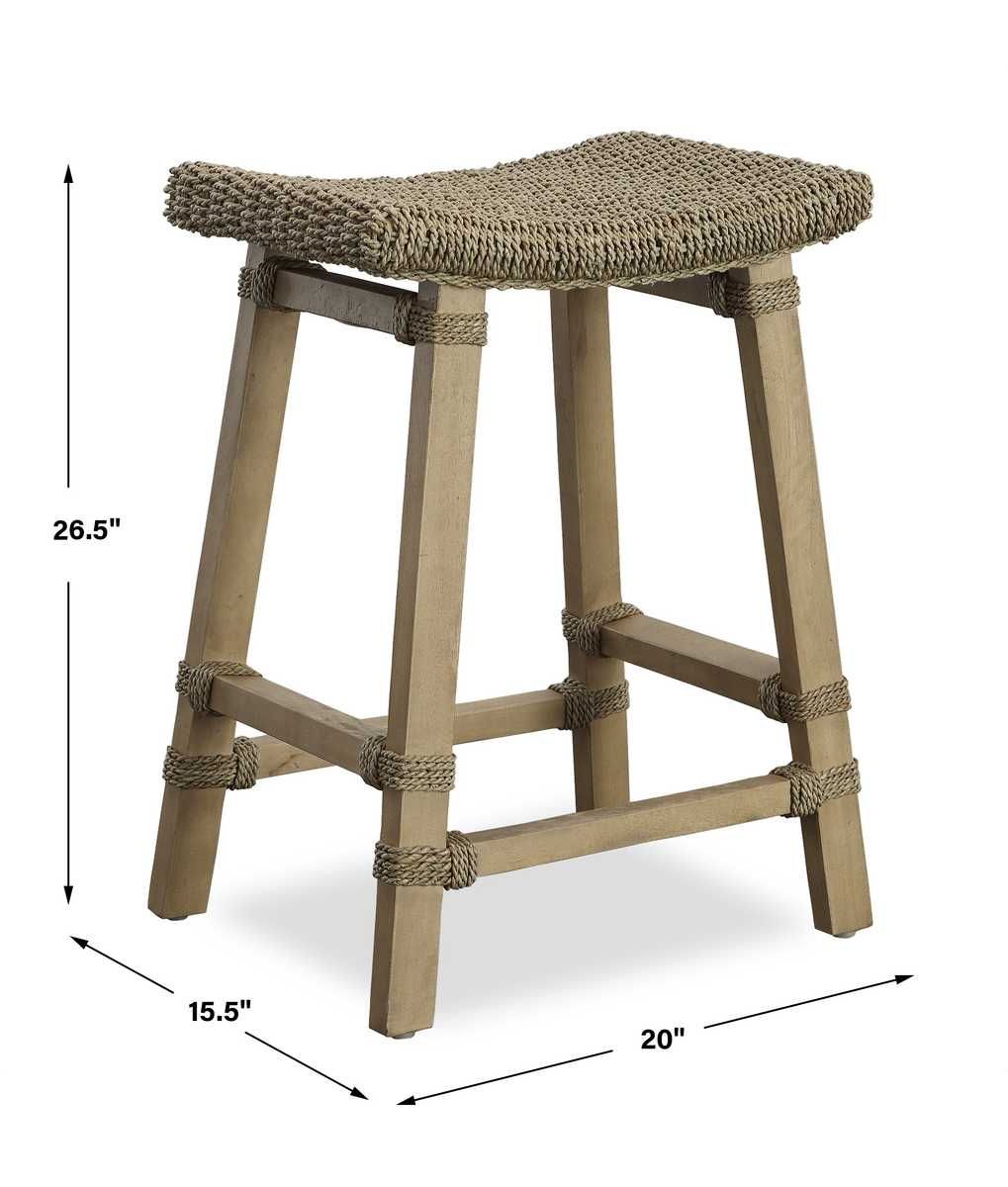 Everglade Counter Stool - ergonomic design for comfort | Image 7 | InSTYLE Home & Rugs