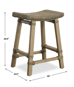 Everglade Counter Stool - ergonomic design for comfort | Image 7 | InSTYLE Home & Rugs