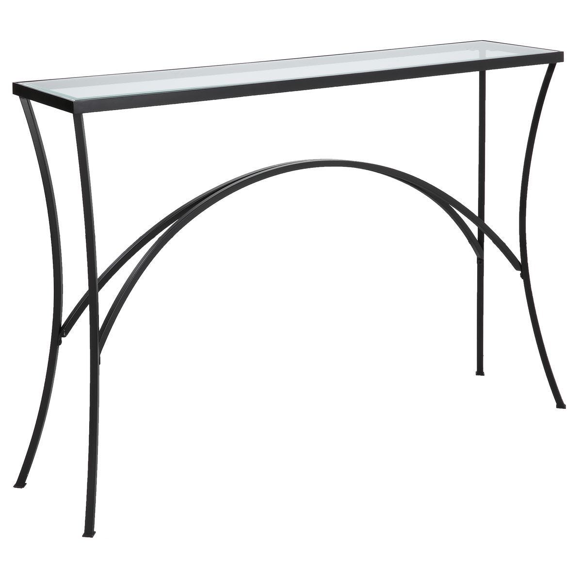 Alayna Console Table, Black - slim tables for entryways | Image 3 | InSTYLE Home & Rugs