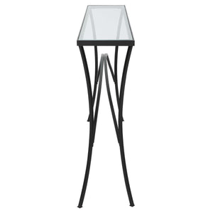Alayna Console Table, Black - slim tables for entryways | Image 4 | InSTYLE Home & Rugs