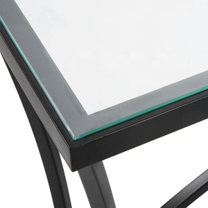 Alayna Console Table, Black - slim tables for entryways | Image 5 | InSTYLE Home & Rugs