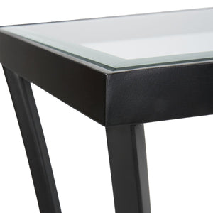 Alayna Console Table, Black - slim tables for entryways | Image 6 | InSTYLE Home & Rugs
