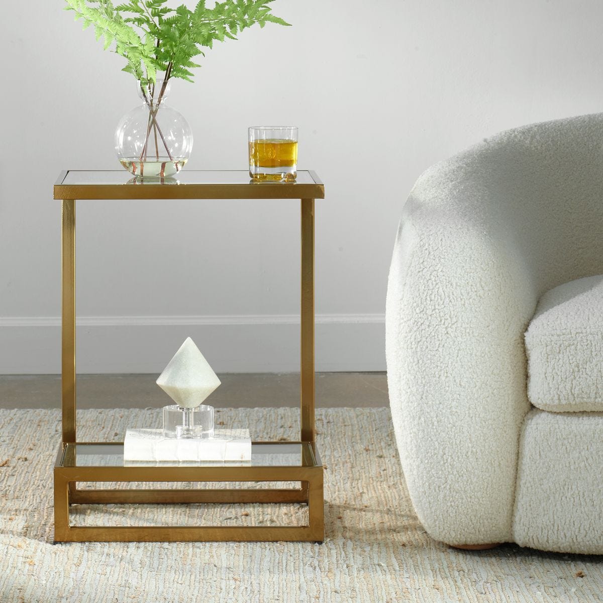 Musing Accent Table - small accent table with storage for a clutter-free space | Image 1 | InSTYLE Home & Rugs