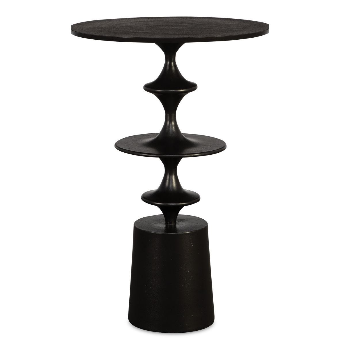 Flight Accent Table, Black - functional accent table with unique design for any room | Image 2 | InSTYLE Home & Rugs