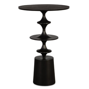 Flight Accent Table, Black - functional accent table with unique design for any room | Image 2 | InSTYLE Home & Rugs