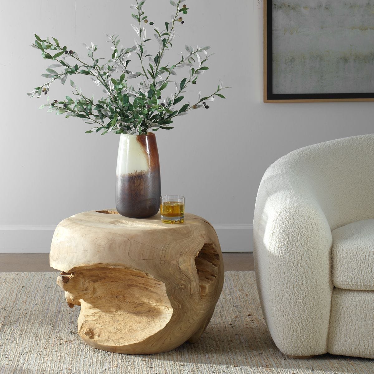 Sola Side Table, Bleached - chic and functional side table for your living room | Image 9 | InSTYLE Home & Rugs
