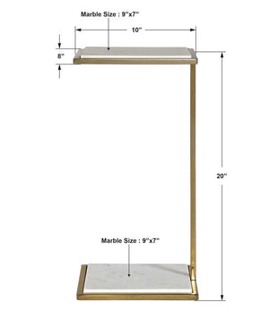 Elevate Drink Table - functional design with style | Image 7 | InSTYLE Home & Rugs