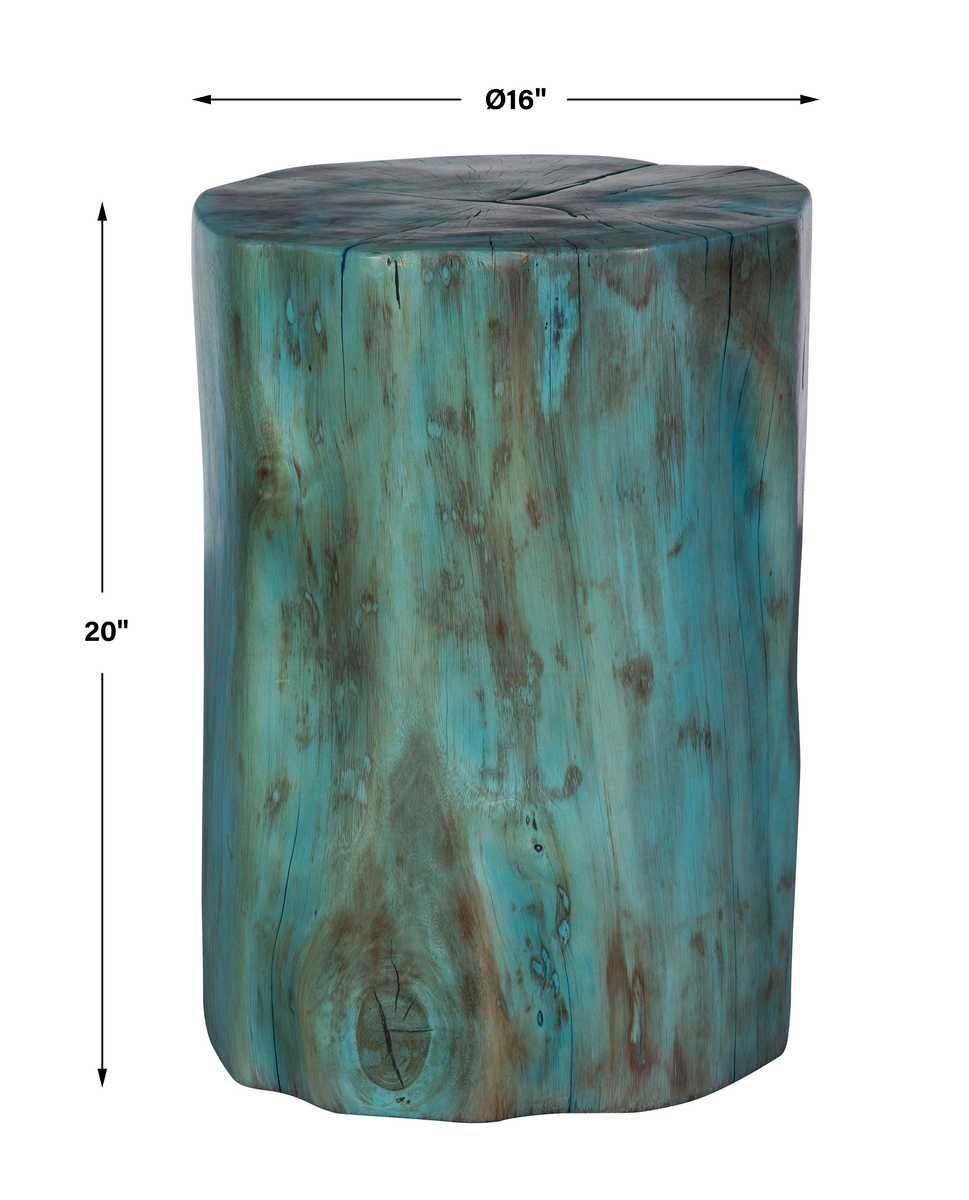 Habitat Accent Stool, Blue - compact and stylish design | Image 8 | InSTYLE Home & Rugs
