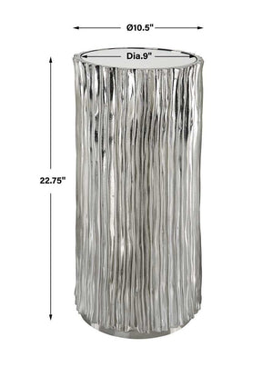 Echo Drink Table, Nickel - functional design with style | Image 8 | InSTYLE Home & Rugs