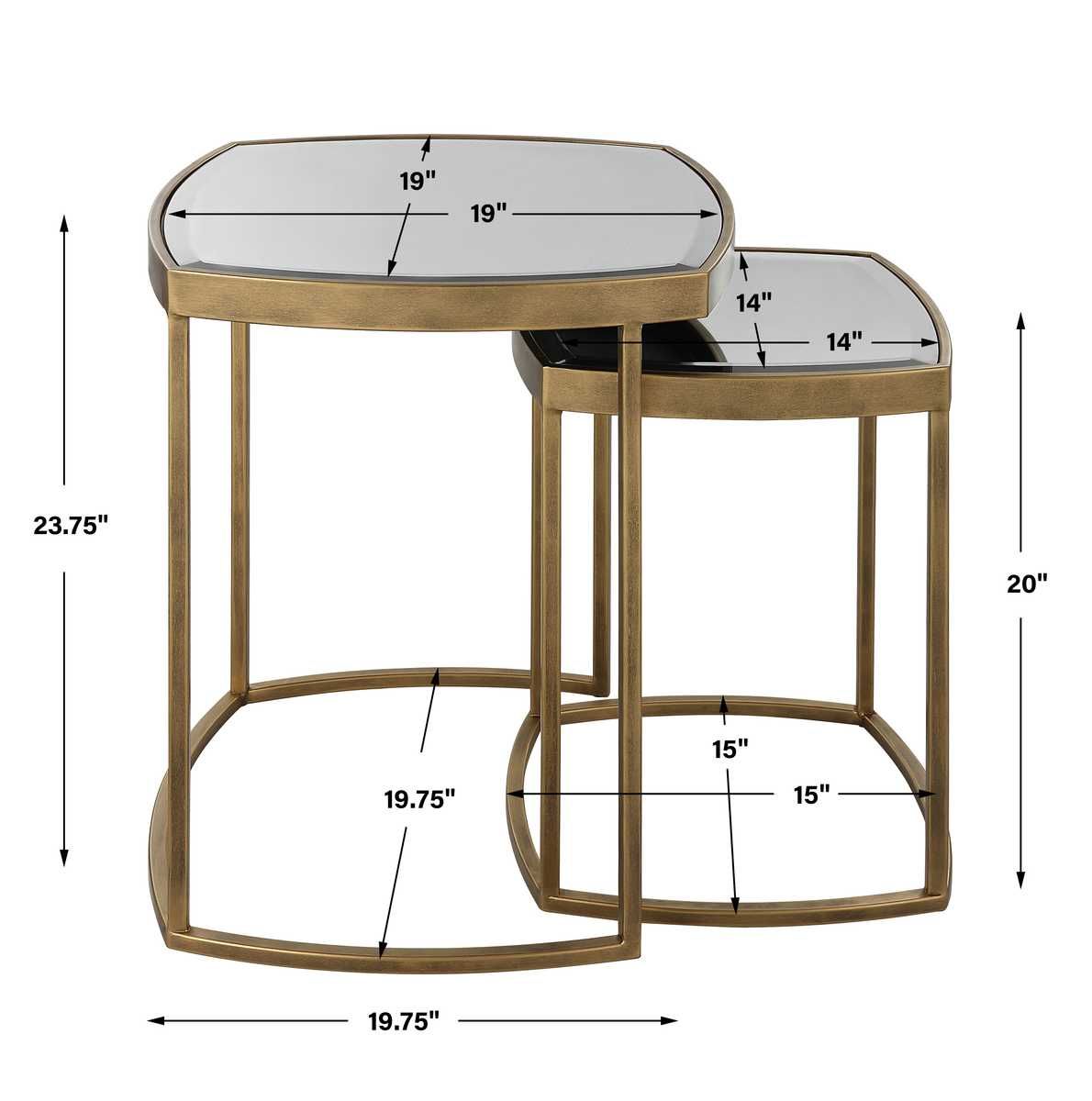 Vista Nesting Tables, S/2 - functional design with style | Image 8 | InSTYLE Home & Rugs