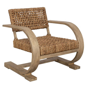 Rehema Accent Chair, Driftwood - compact accent chair for adding personality to any room | Image 3 | InSTYLE Home & Rugs