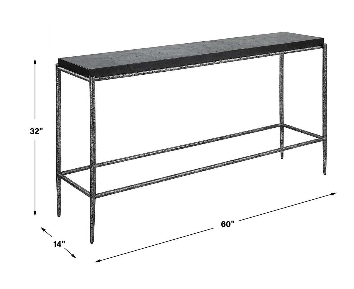 Crescendo Console Table - compact console for organizing entryway or hallway essentials | Image 8 | InSTYLE Home & Rugs