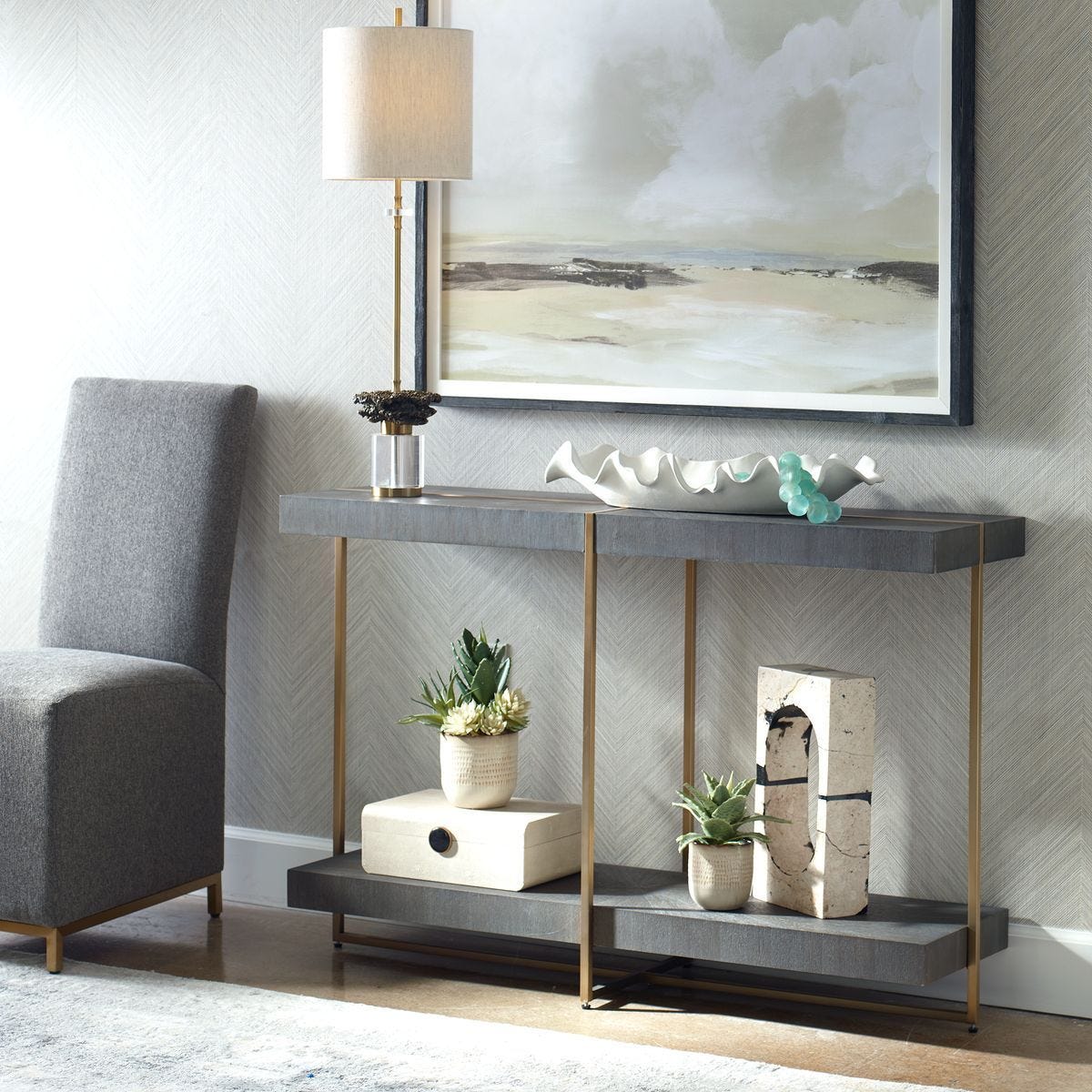 Taja Console Table - elegant console table for modern living room decor | Image 3 | InSTYLE Home & Rugs