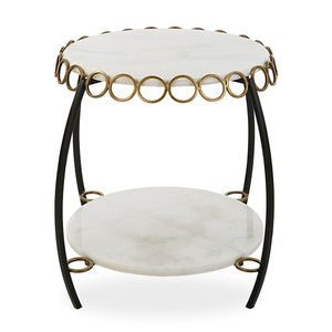 Chainlink Side Table - perfect for holding drinks, lamps, and other essentials | Image 2 | InSTYLE Home & Rugs