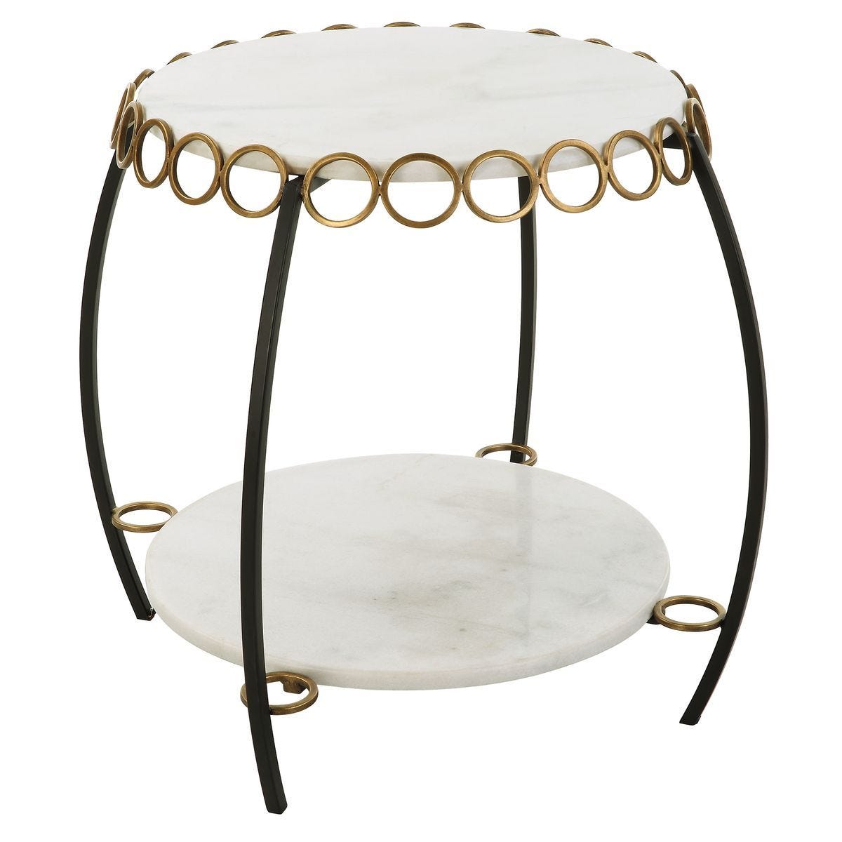 Chainlink Side Table - perfect for holding drinks, lamps, and other essentials | Image 4 | InSTYLE Home & Rugs