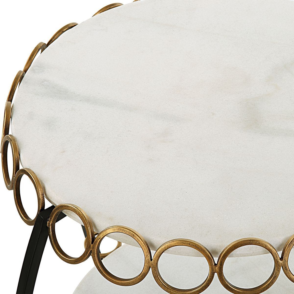 Chainlink Side Table - perfect for holding drinks, lamps, and other essentials | Image 5 | InSTYLE Home & Rugs