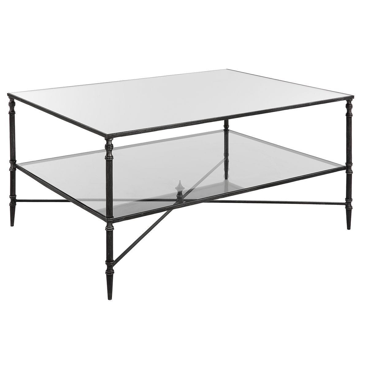 Henzler Coffee Table, Steel - stylish tables for living rooms | Image 3 | InSTYLE Home & Rugs