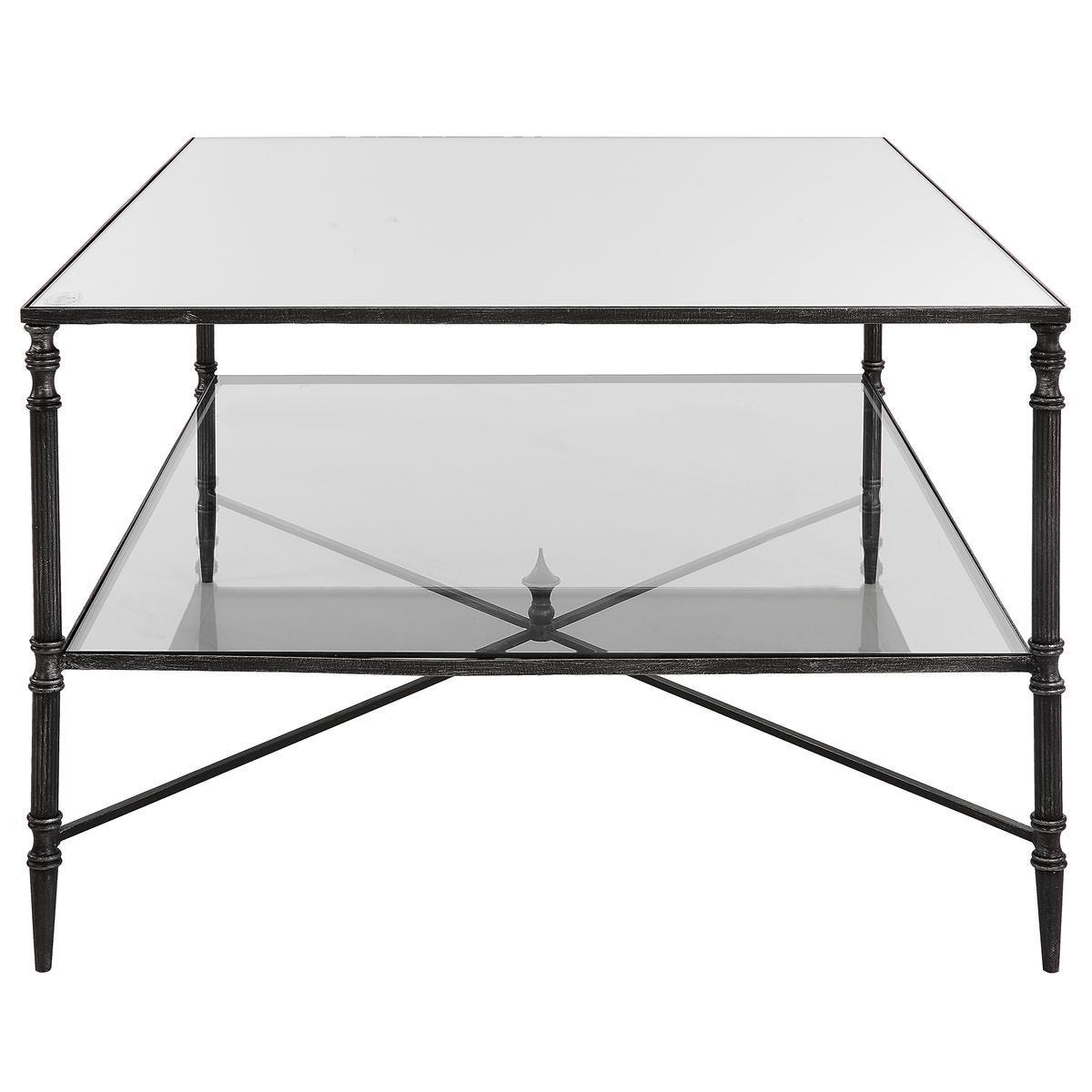 Henzler Coffee Table, Steel - stylish tables for living rooms | Image 4 | InSTYLE Home & Rugs